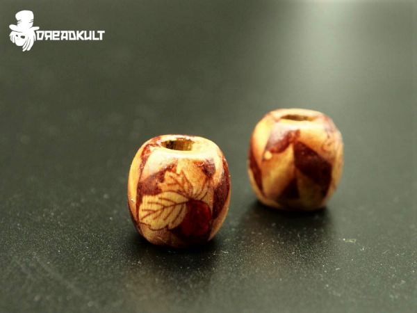 autumn dreadlockperlen, dreadschmuck, dreadbeads, dreadlock jewlery, dread accessiores, fimo dreadperle, polymerclay beads, fimoperle